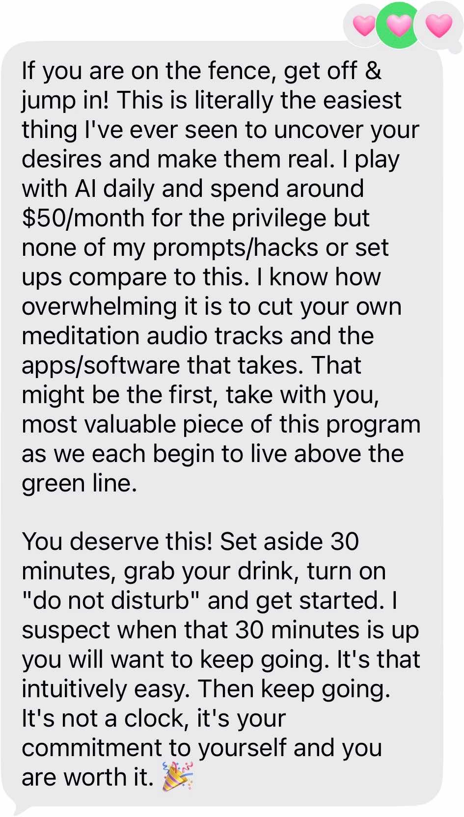 Vibration Fit member testimonial