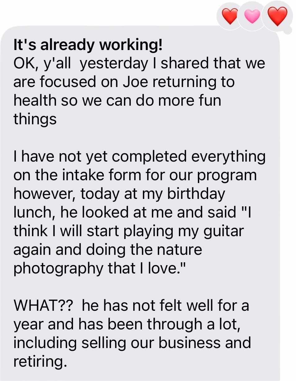 Vibration Fit member testimonial